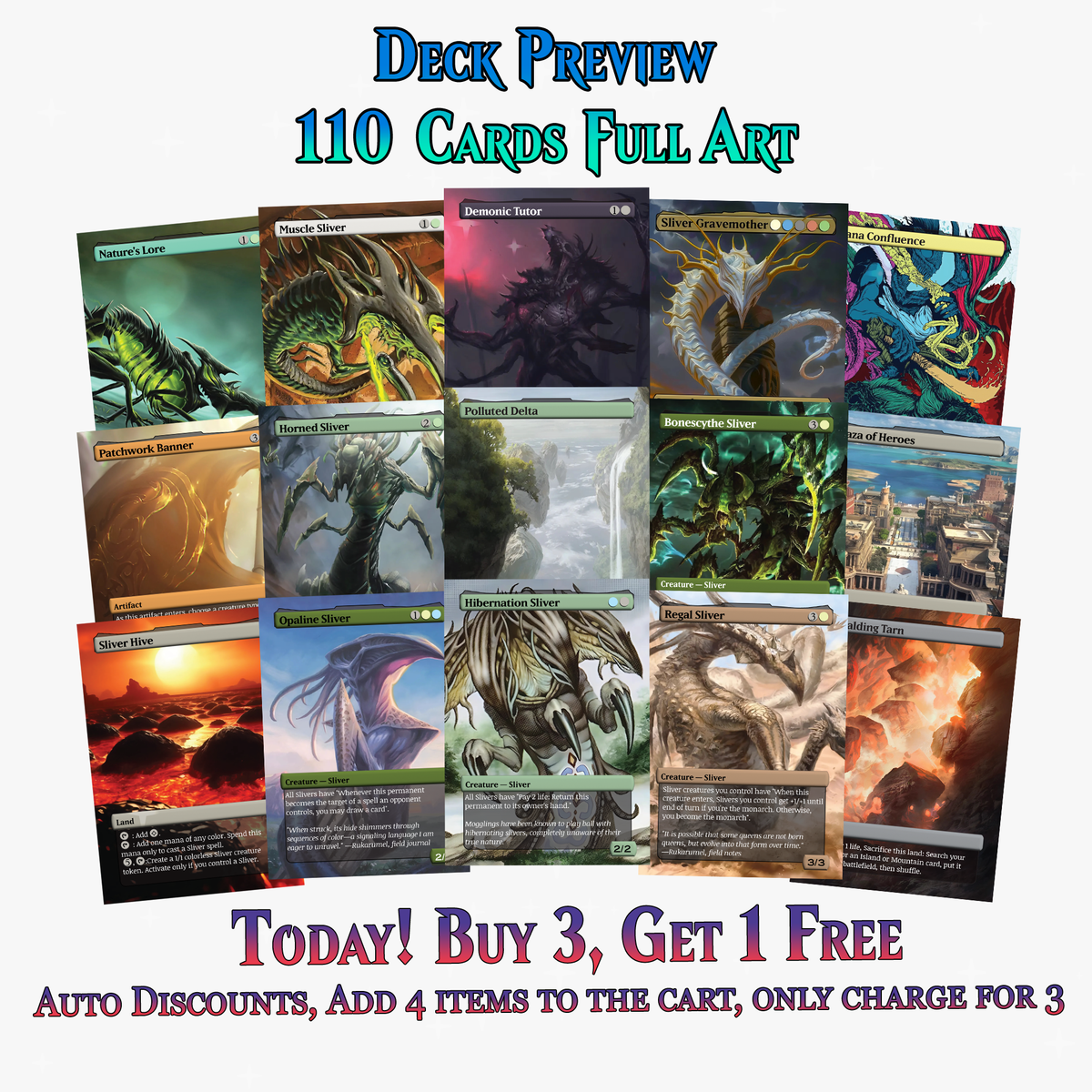 The First Sliver Custom Commander Deck | 115+ Cards | ProxyTCG
