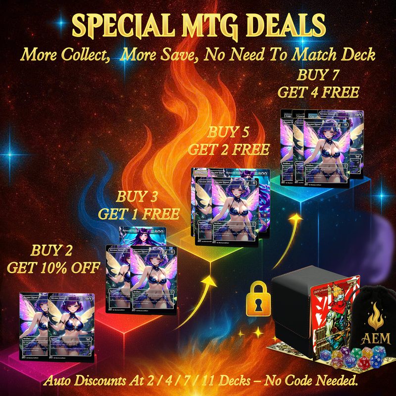 Alela Faeries Anime MTG Proxy Commander Deck | 129 Cards | ProxyTCG