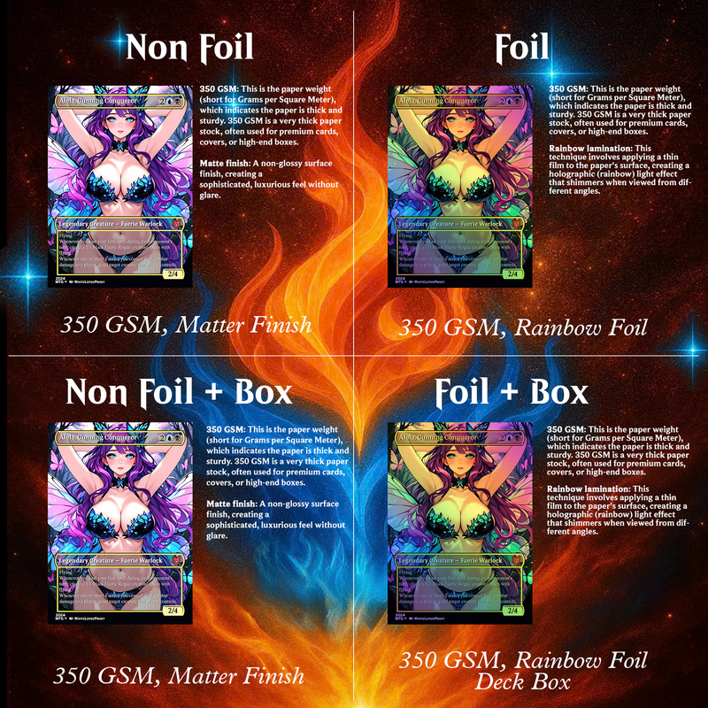 Alela Faeries Anime MTG Proxy Commander Deck | 129 Cards | ProxyTCG