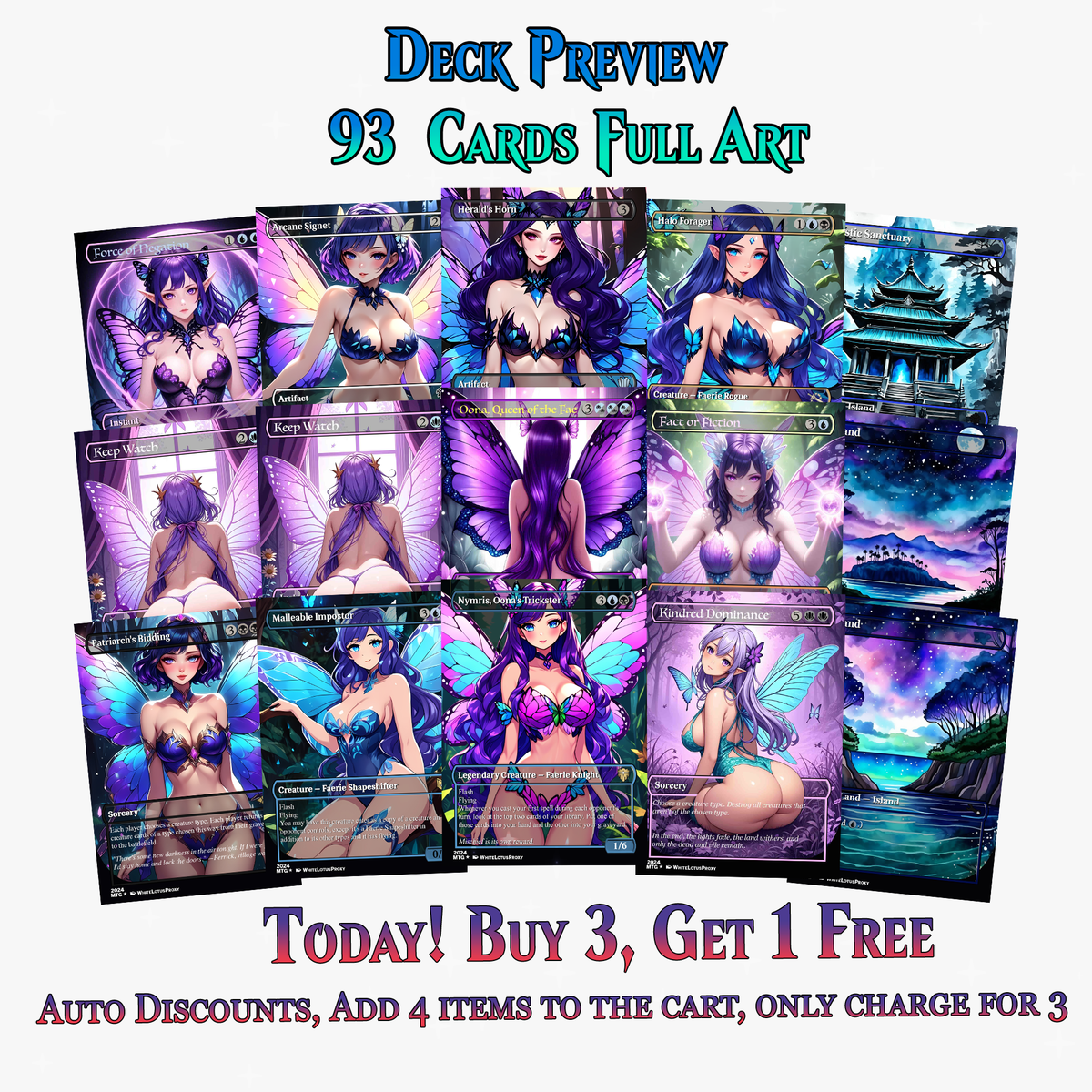 Alela Faeries Commander Deck | 93+ Cards | ProxyTCG