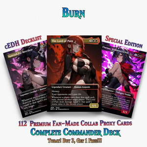 Burn Commander Deck – The Lord of Pain Commander | 112+ Cards | ProxyTCG