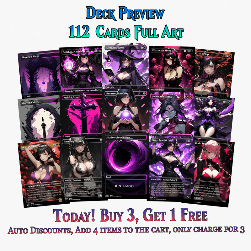 Burn Commander Deck – The Lord of Pain Commander | 112+ Cards | ProxyTCG