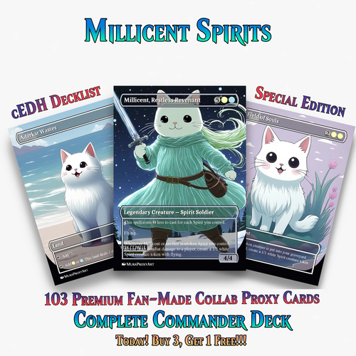 Millicent Spirit Cat Tribal Commander Deck | 103+ Cards | ProxyTCG