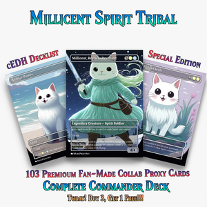 Millicent Spirit Cat Tribal Commander Deck | 103+ Cards | ProxyTCG