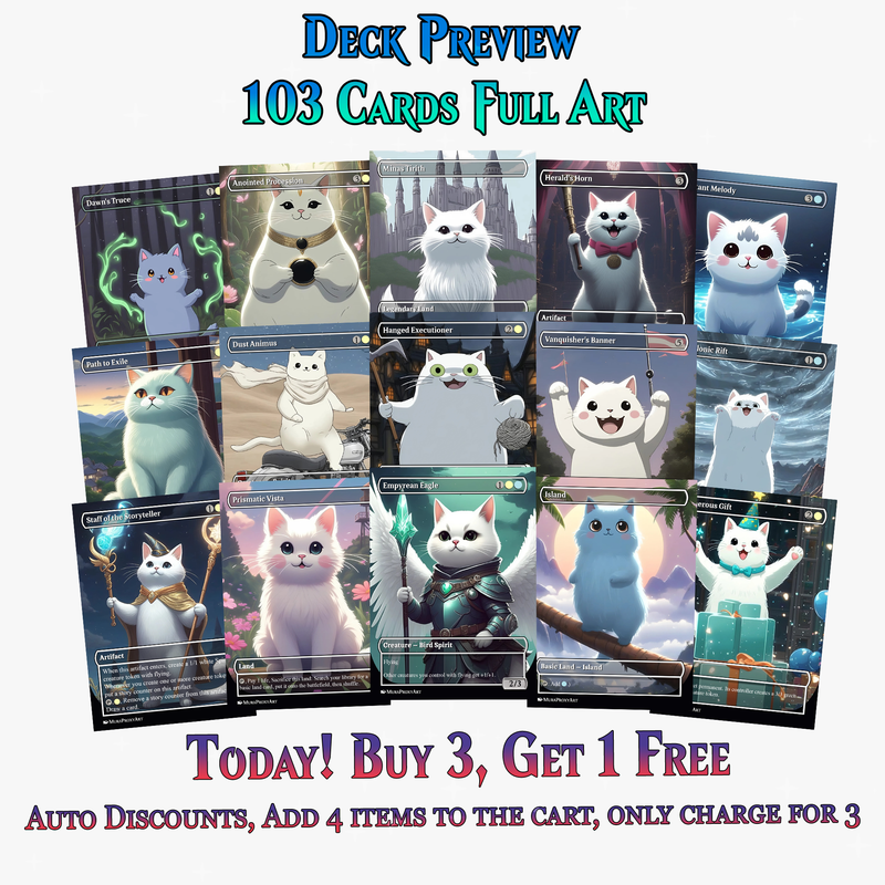 Millicent Spirit Cat Tribal Commander Deck | 103+ Cards | ProxyTCG