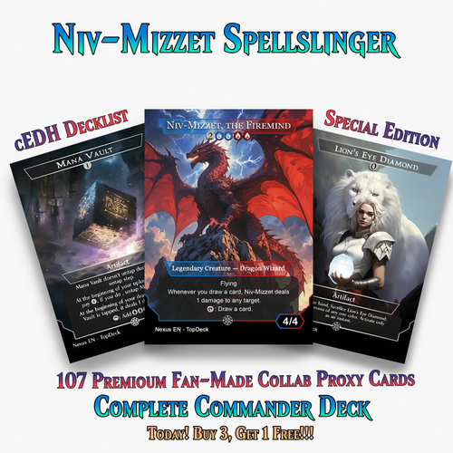 Niv-Mizzet Spellslinger Commander Deck | 107+ Cards | ProxyTCG