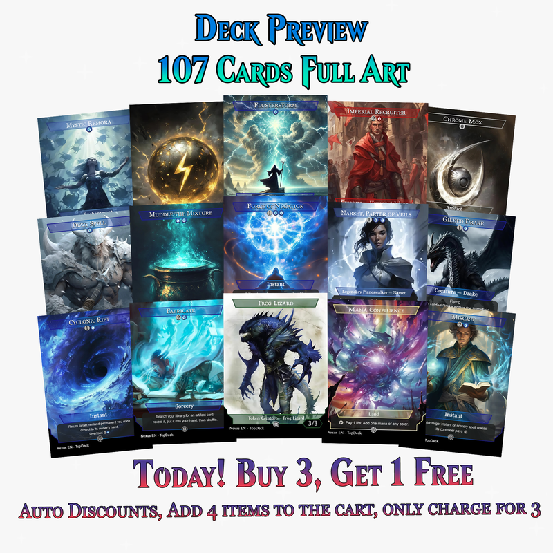 Niv-Mizzet Spellslinger Commander Deck | 107+ Cards | ProxyTCG