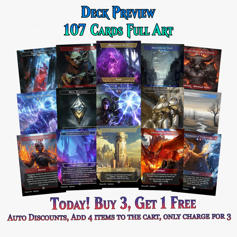 Niv-Mizzet Spellslinger Commander Deck | 107+ Cards | ProxyTCG