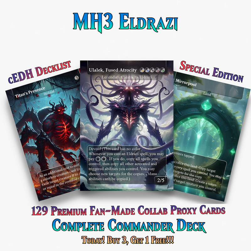MH3 Eldrazi Commander Deck | 129+ Cards | ProxyTCG