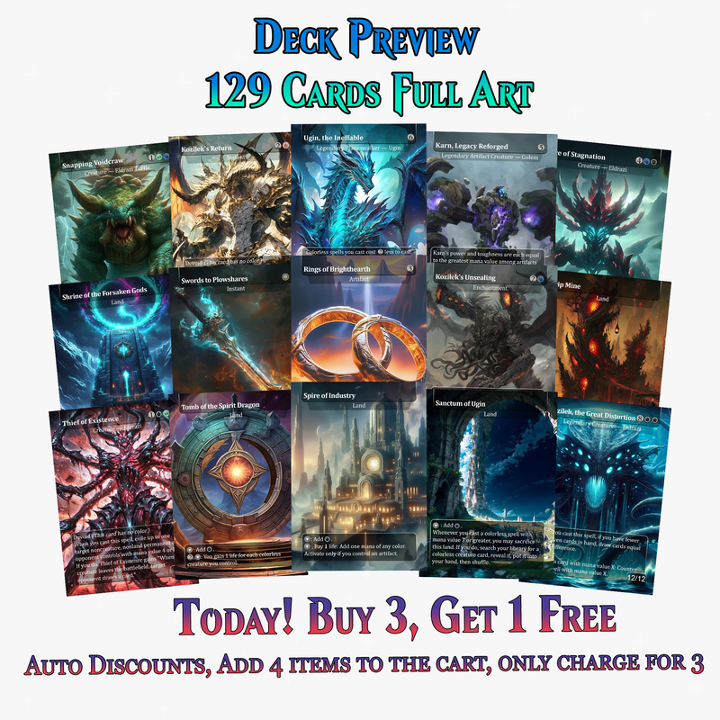 MH3 Eldrazi Commander Deck | 129+ Cards | ProxyTCG