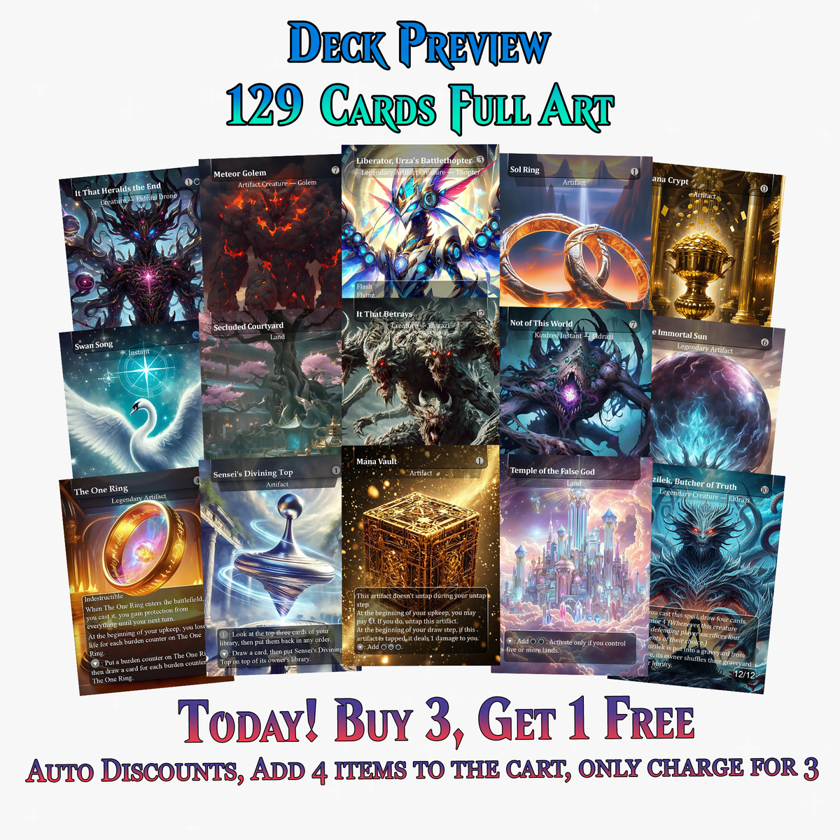 MH3 Eldrazi Commander Deck | 129+ Cards | ProxyTCG