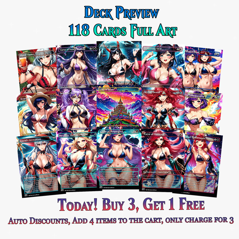CURSE TRIBAL COMMANDER DECK | 118+ CARDS | ProxyTCG