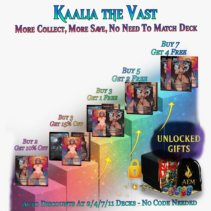| New | KAALIA OF THE VAST COMMANDER DECK – 108+ CARDS - ProxyTCG