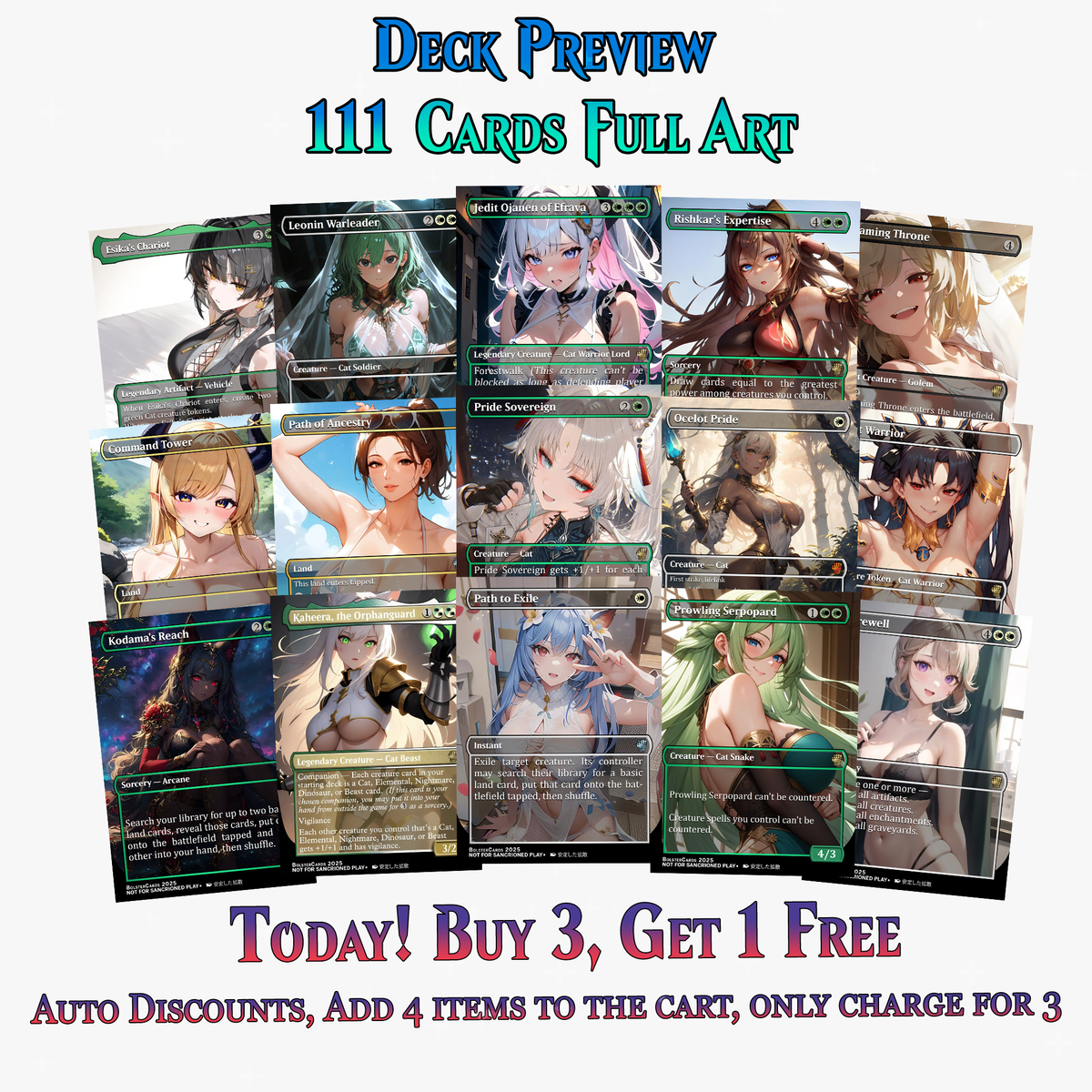 ARAHBO, ROAR OF THE WORLD COMMANDER DECK – 111+ CARDS - ProxyTCG