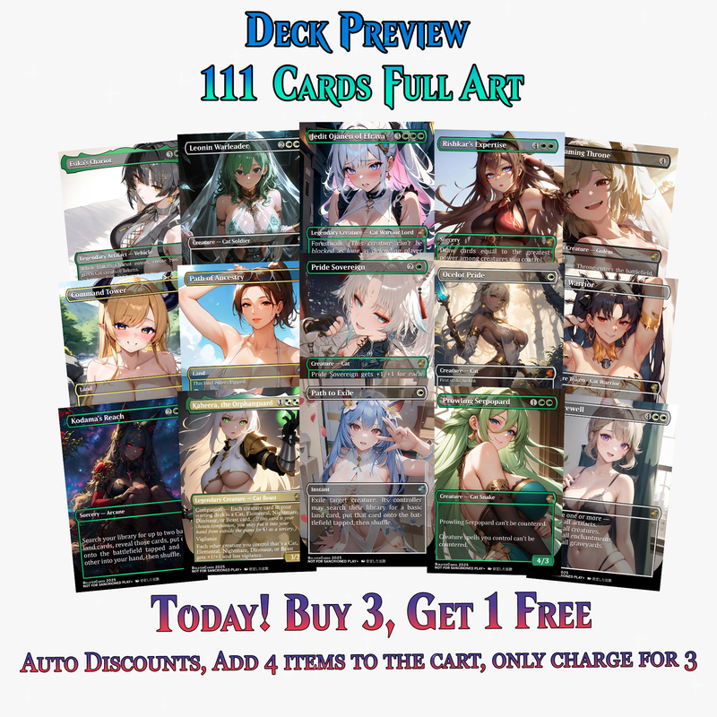 ARAHBO, ROAR OF THE WORLD COMMANDER DECK – 111+ CARDS - ProxyTCG