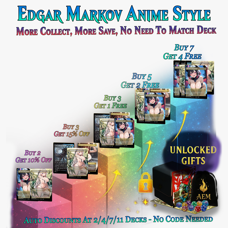 EDGAR MARKOV COMMANDER DECK - 110+ CARDS - ProxyTCG