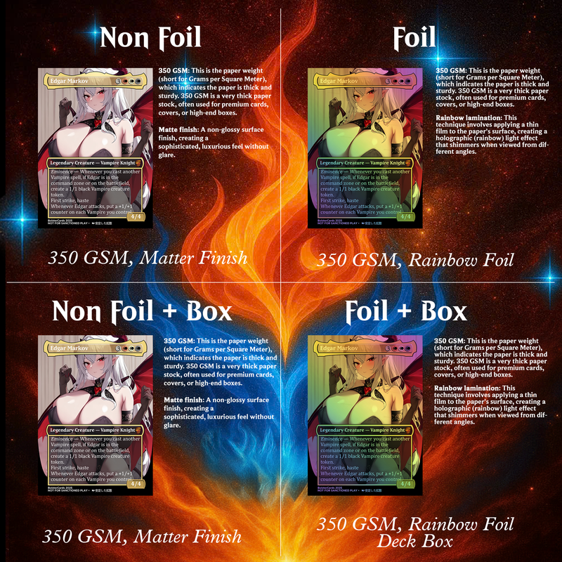 EDGAR MARKOV ANIME STYLE COMMANDER DECK (110 CARDS)