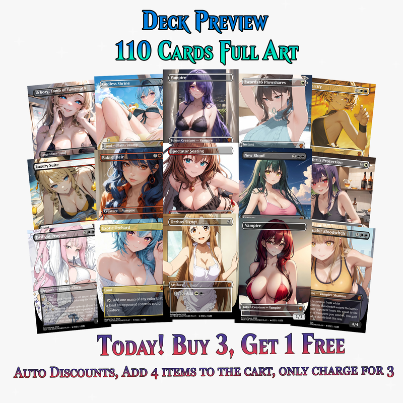 EDGAR MARKOV COMMANDER DECK - 110+ CARDS - ProxyTCG