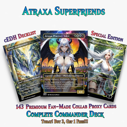 ATRAXA SUPERFRIENDS COMMANDER DECK - 143+ CARDS - ProxyTCG