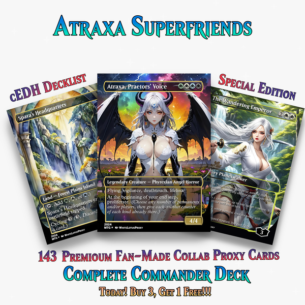 ATRAXA SUPERFRIENDS COMMANDER DECK - 143+ CARDS - ProxyTCG