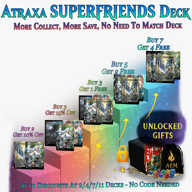 ATRAXA SUPERFRIENDS COMMANDER DECK - 143+ CARDS - ProxyTCG