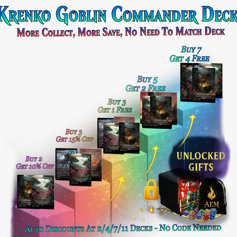 KRENKO GOBLIN TRIBAL COMMANDER DECK – 112+ CARDS - ProxyTCG