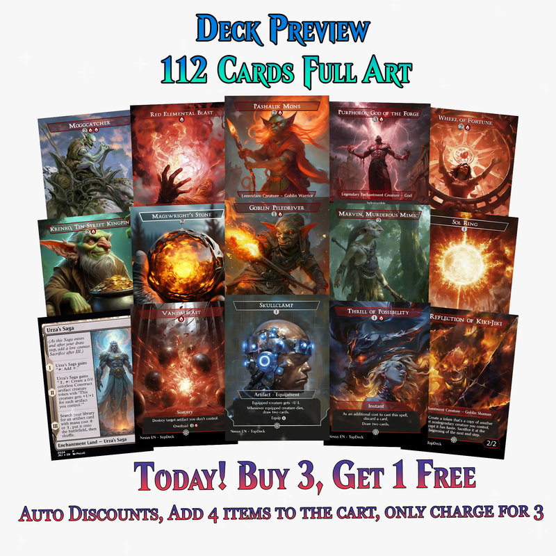 KRENKO GOBLIN TRIBAL COMMANDER DECK – 112+ CARDS - ProxyTCG