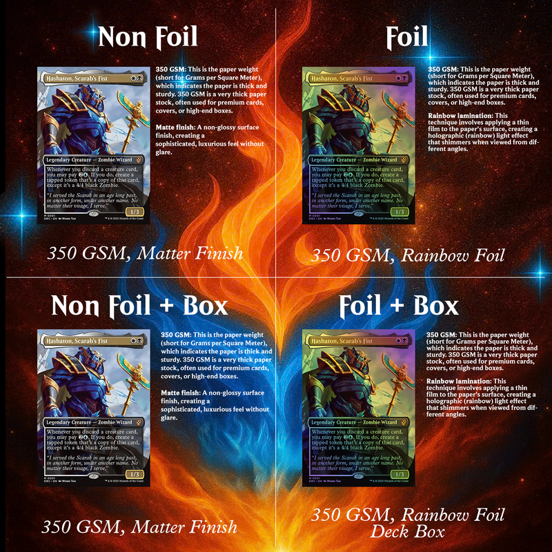 Hashaton King, Scarab’s Fist Commander Deck | 117+ Cards | ProxyTCG