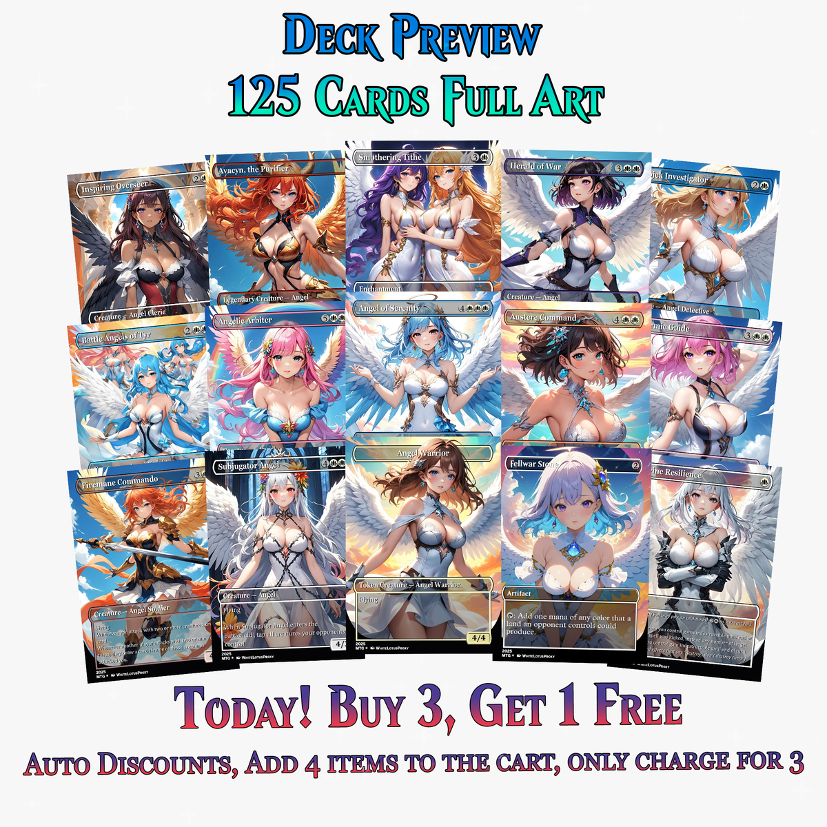Aurelia Angels Extra Commander Deck | 125+ Cards | ProxyTCG