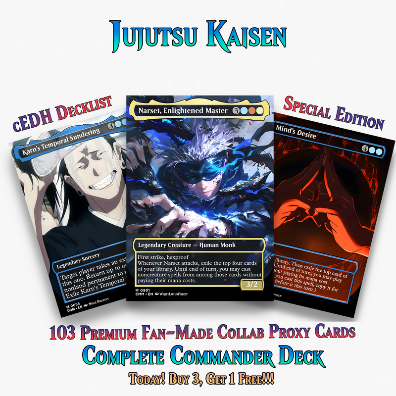 Jujutsu Kaisen Commander Deck | 103+ Cards | ProxyTCG