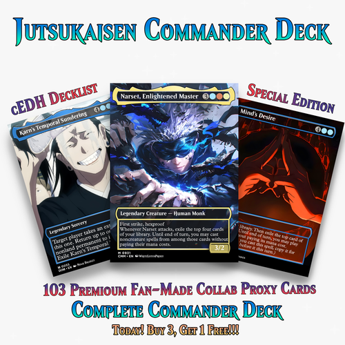Jujutsu Kaisen Commander Deck | 103+ Cards | ProxyTCG