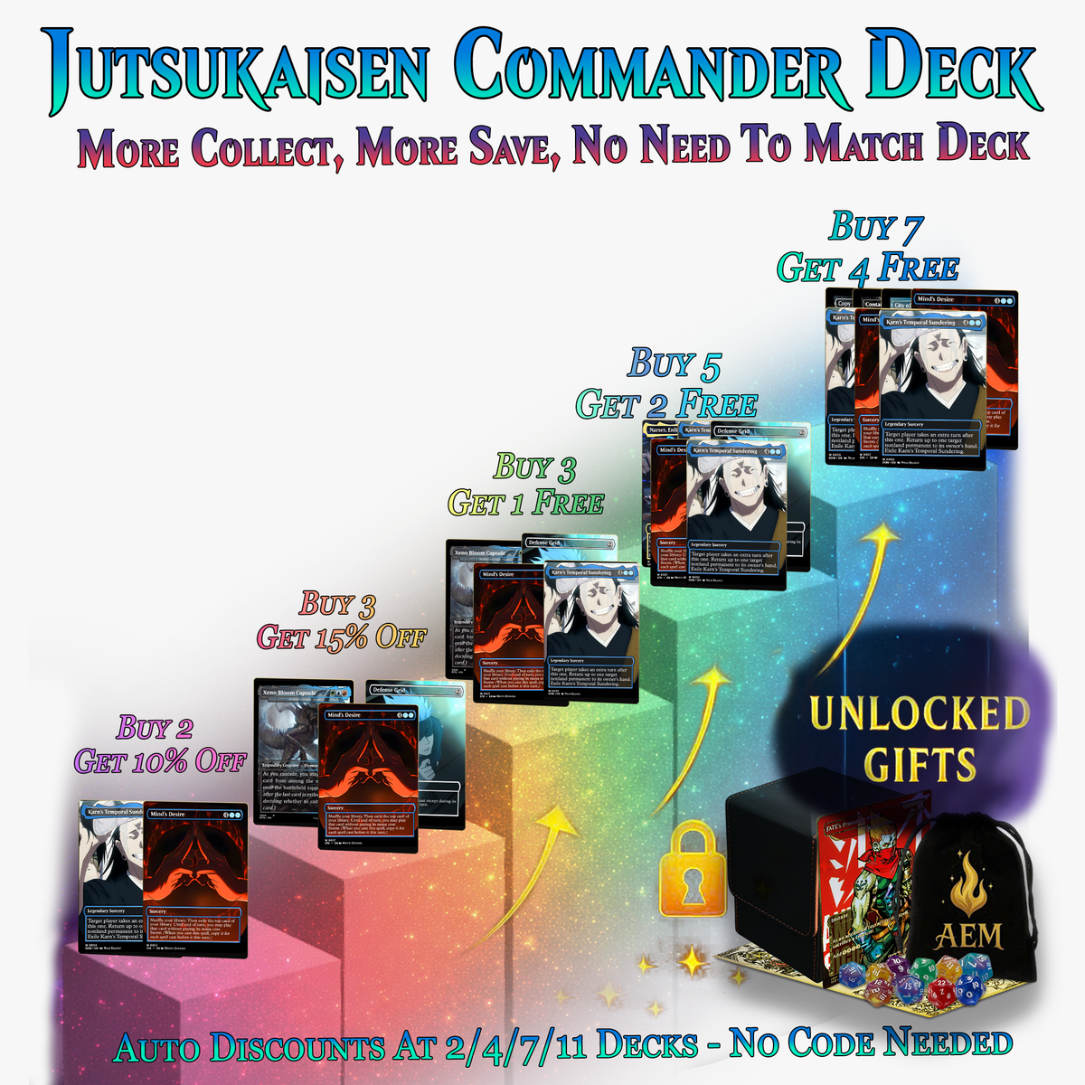 Jujutsu Kaisen Commander Deck | 103+ Cards | ProxyTCG
