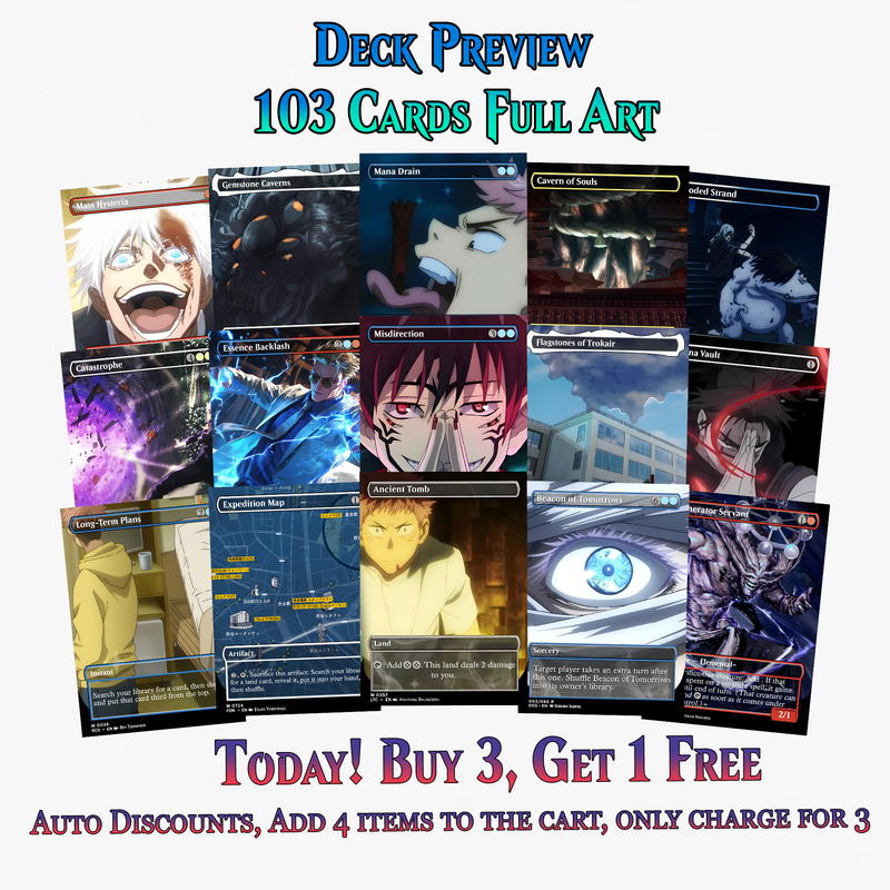 Jujutsu Kaisen Commander Deck | 103+ Cards | ProxyTCG
