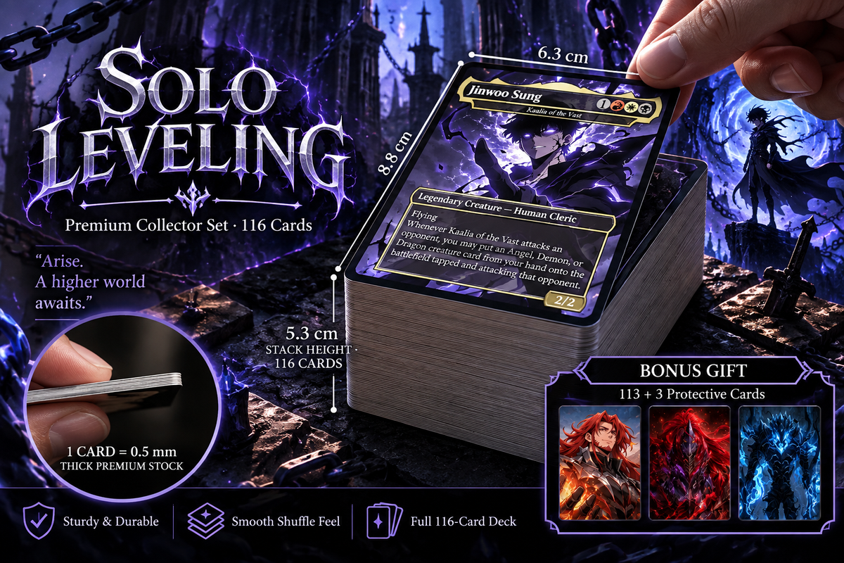 Solo Leveling Commander Deck – 112+ Cards | ProxyTCG [mockai LK-6 sha:5d53b9aa]