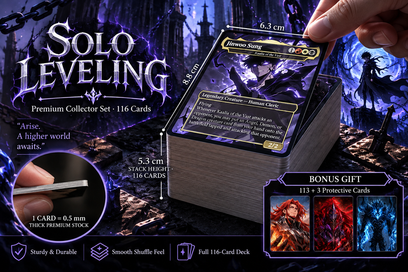 Solo Leveling Commander Deck – 112+ Cards | ProxyTCG [mockai LK-6 sha:5d53b9aa]