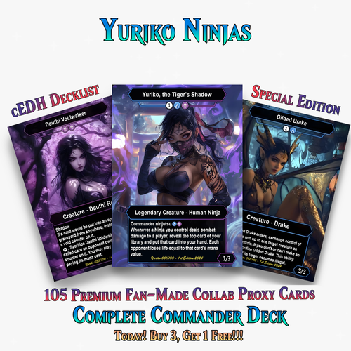 Yuriko Shadowblade Ninja Commander Deck – 105+ Cards - ProxyTCG