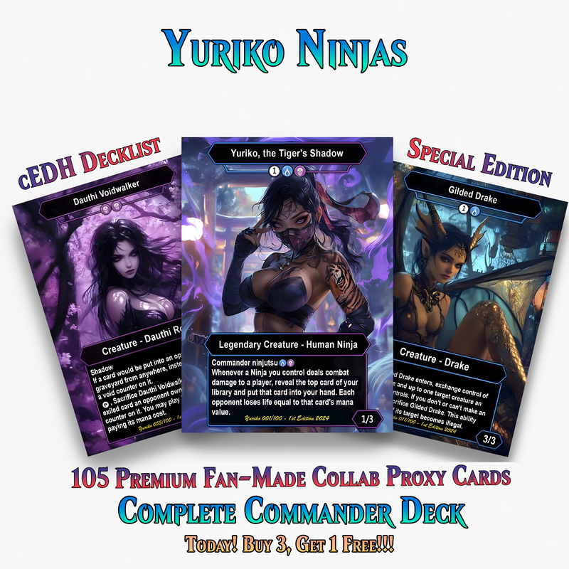 Yuriko Shadowblade Ninja Commander Deck – 105+ Cards - ProxyTCG