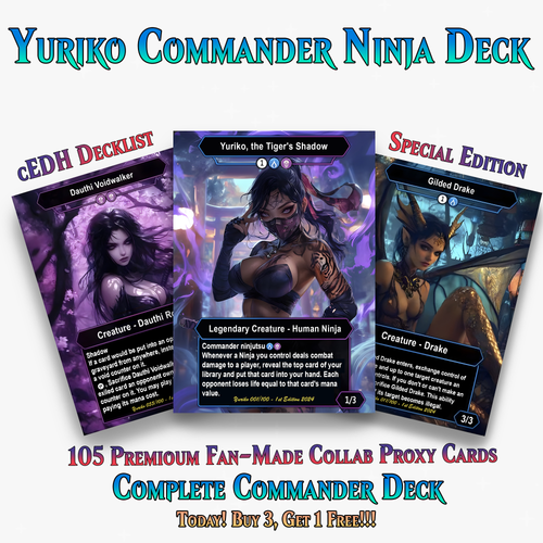 Yuriko Shadowblade Ninja Commander Deck – 105+ Cards - ProxyTCG