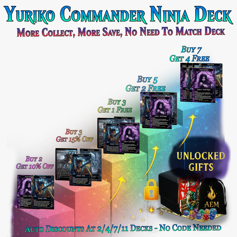 Yuriko Shadowblade Ninja Commander Deck – 105+ Cards - ProxyTCG