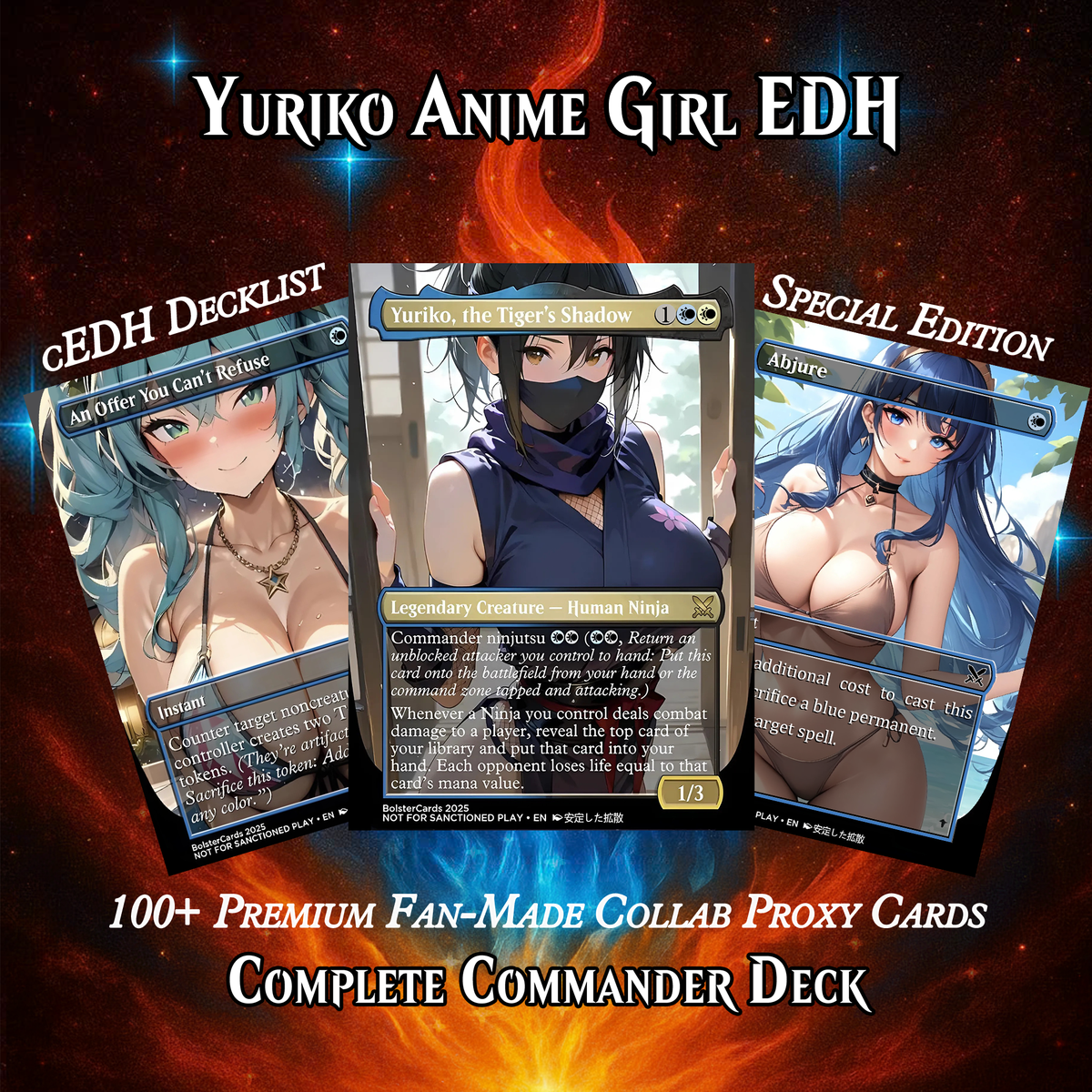 Yuriko, the Tiger’s Shadow Anime Commander Deck | 103 Cards | ProxyTCG