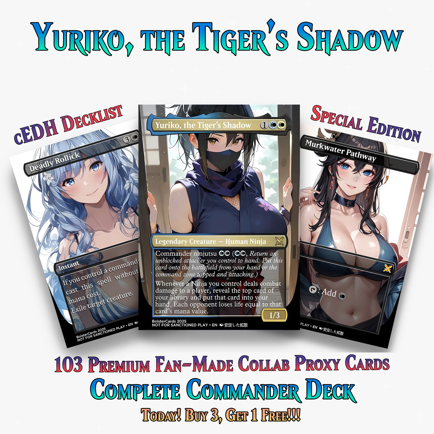 Yuriko, the Tiger’s Shadow Commander Deck | 103+ Cards | ProxyTCG