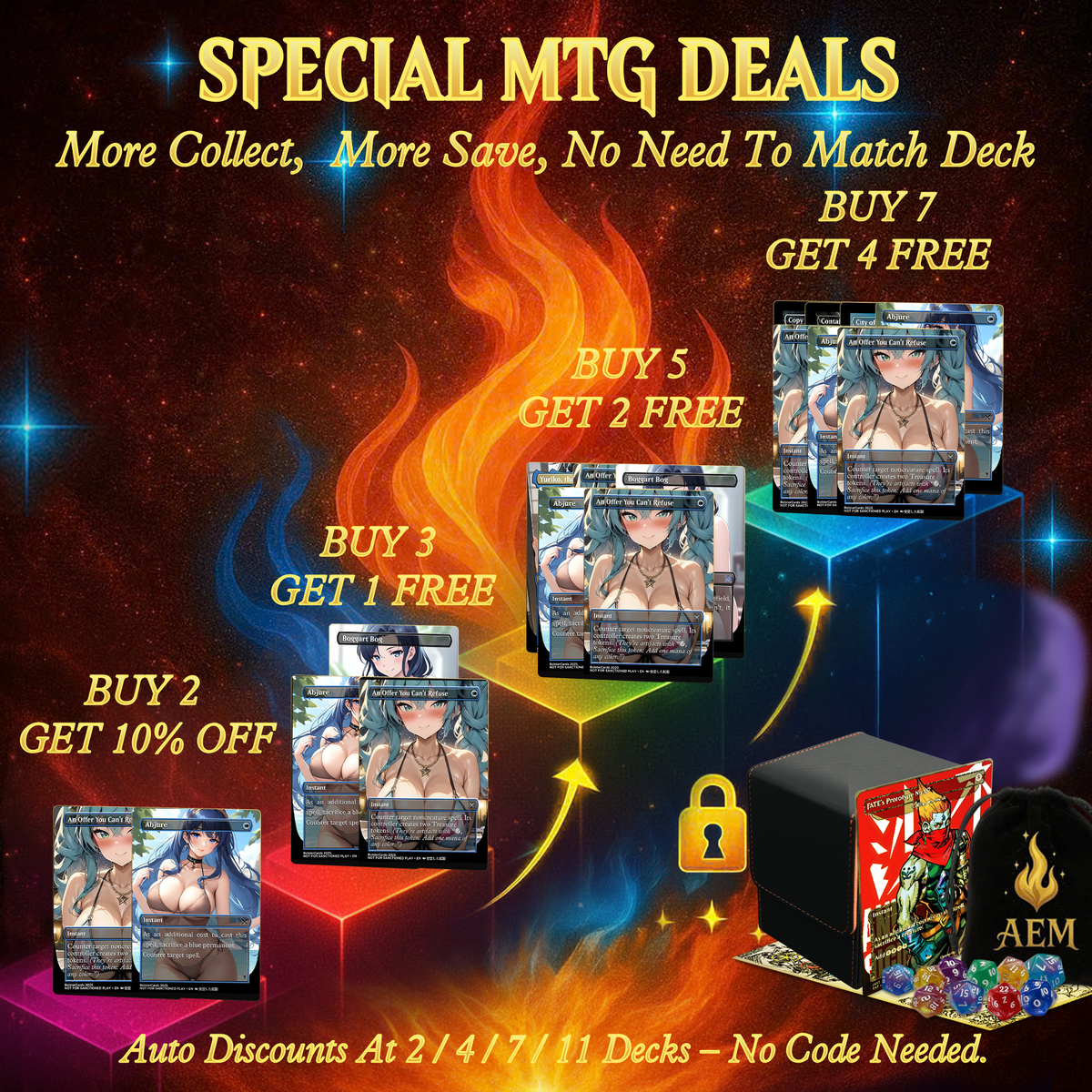 Yuriko, the Tiger’s Shadow Anime Commander Deck | 103 Cards | ProxyTCG