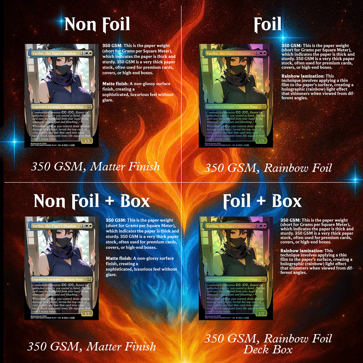 Yuriko, the Tiger’s Shadow Anime Commander Deck | 103 Cards | ProxyTCG