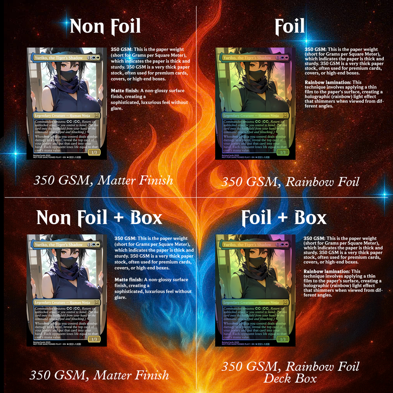 Yuriko, the Tiger’s Shadow Anime Commander Deck | 103 Cards | ProxyTCG