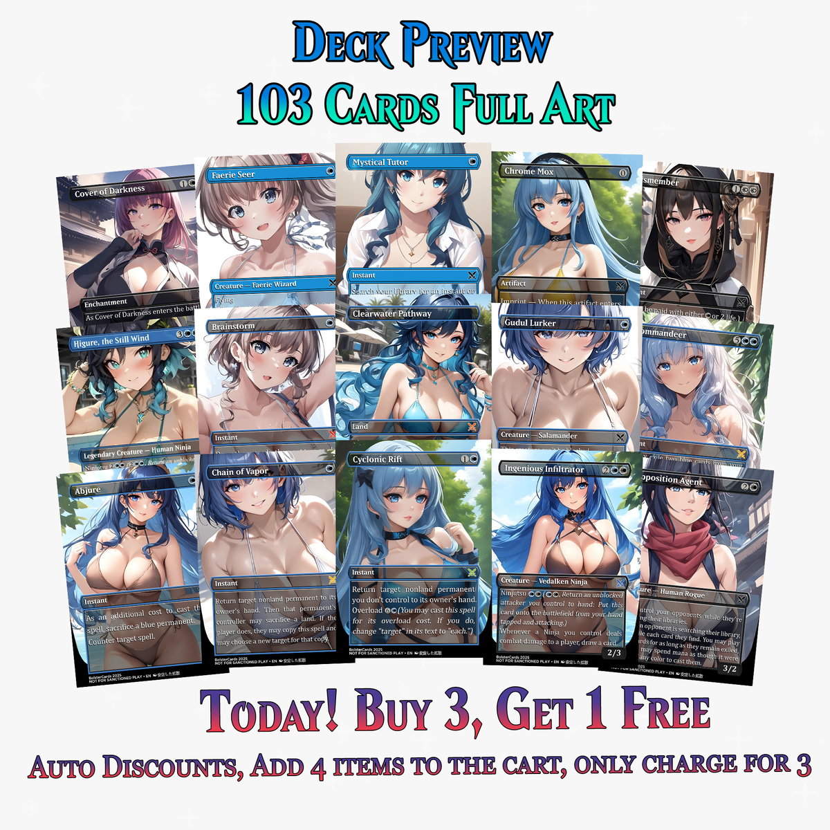 Yuriko, the Tiger’s Shadow Commander Deck | 103+ Cards | ProxyTCG
