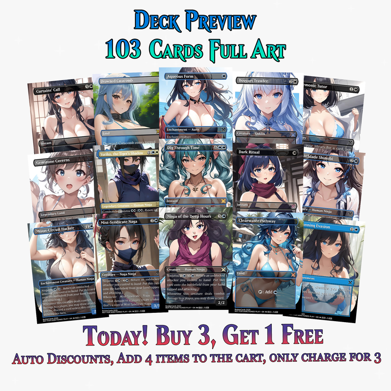 Yuriko, the Tiger’s Shadow Commander Deck | 103+ Cards | ProxyTCG