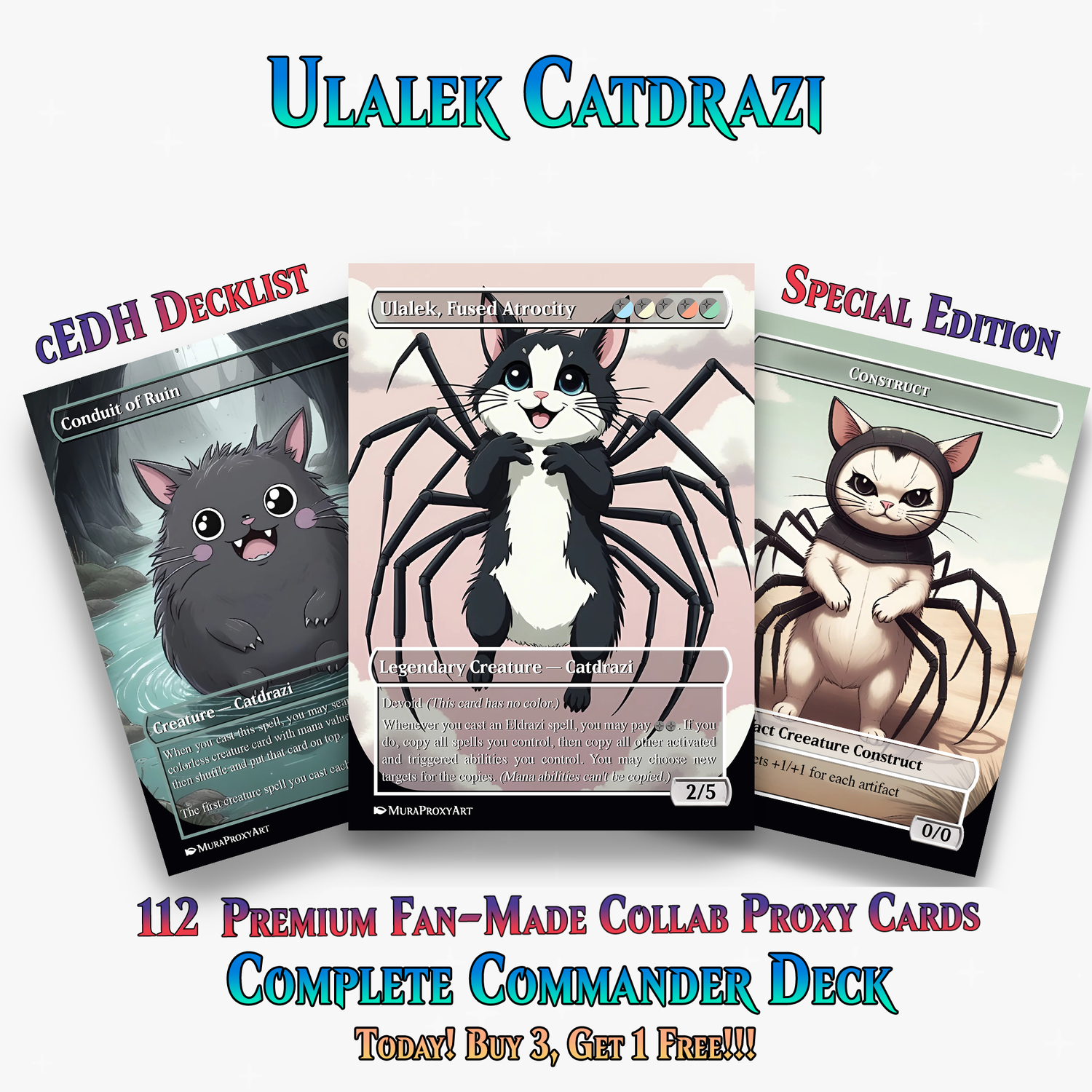 Ulalek Catdrazi Meme Commander Deck | 112+ Cards | ProxyTCG