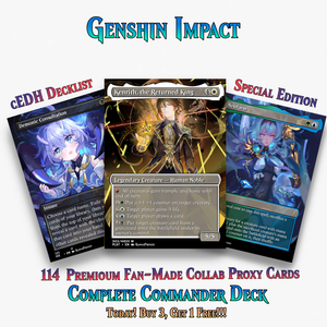 Genshin Impact Anime Commander Deck | 114+ Cards | ProxyTCG