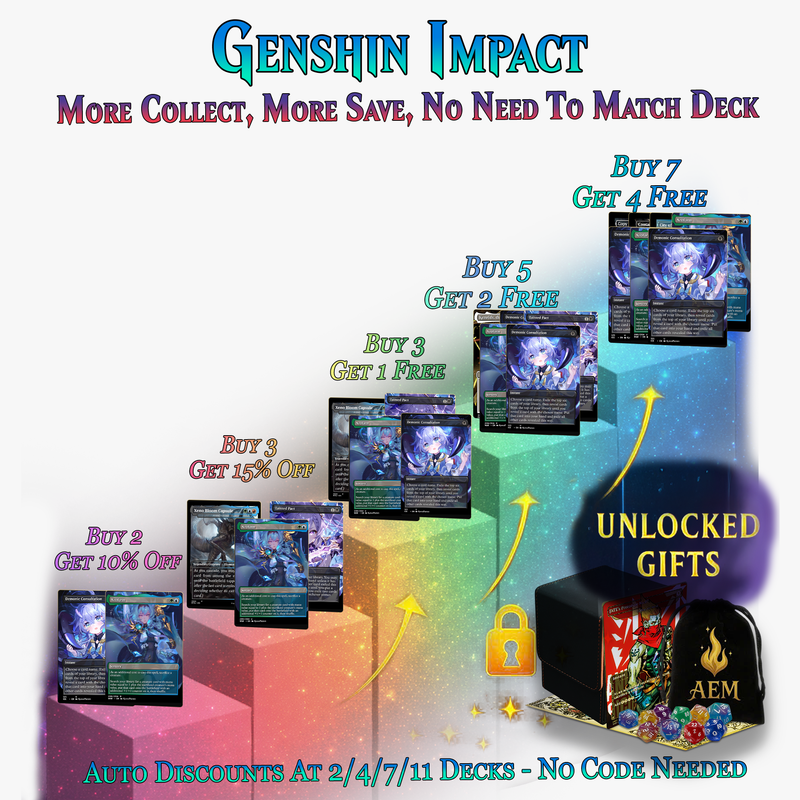 Genshin Impact Anime Commander Deck | 114+ Cards | ProxyTCG