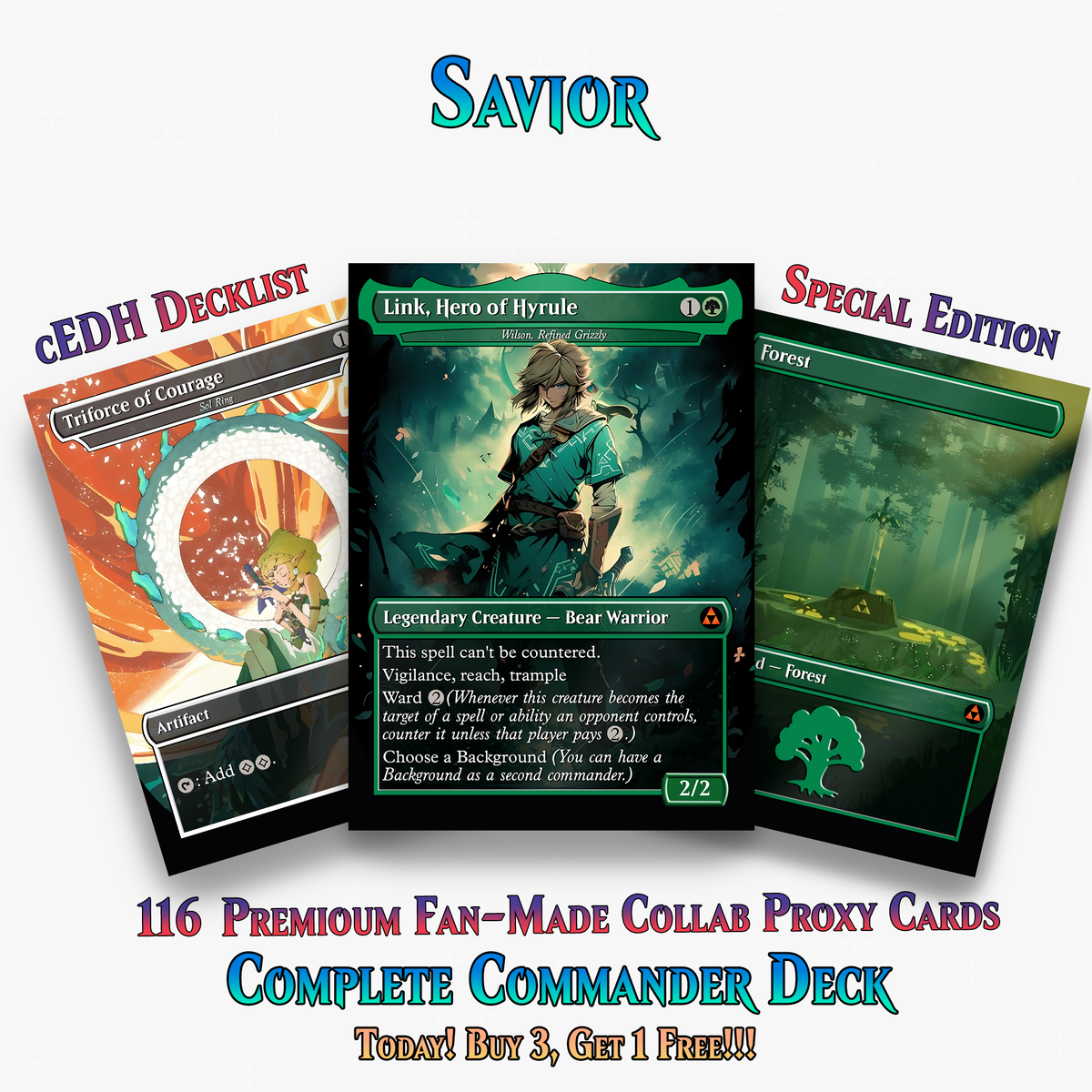 Savior II Fantasy Commander Deck | 116+ Cards | ProxyTCG